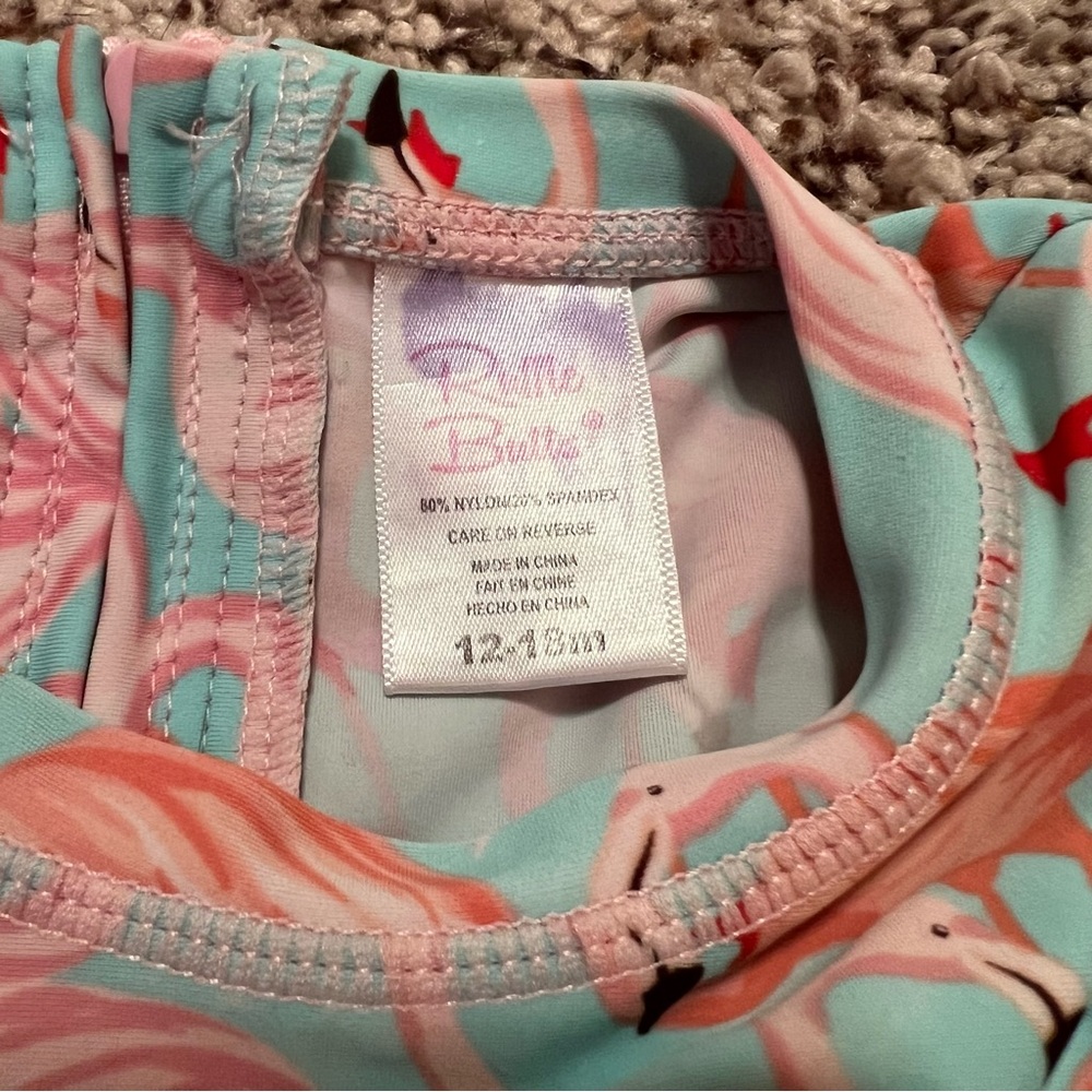 Ruffle Butts flamingo swimsuit - Picture 2 of 3